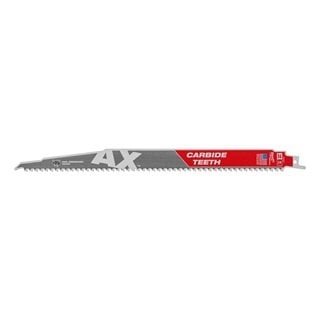 Milwaukee Zubehör 48475227 Sawzall The AX Carbide Recipro Sägeblatt Holz 300mm 5-Tpi
