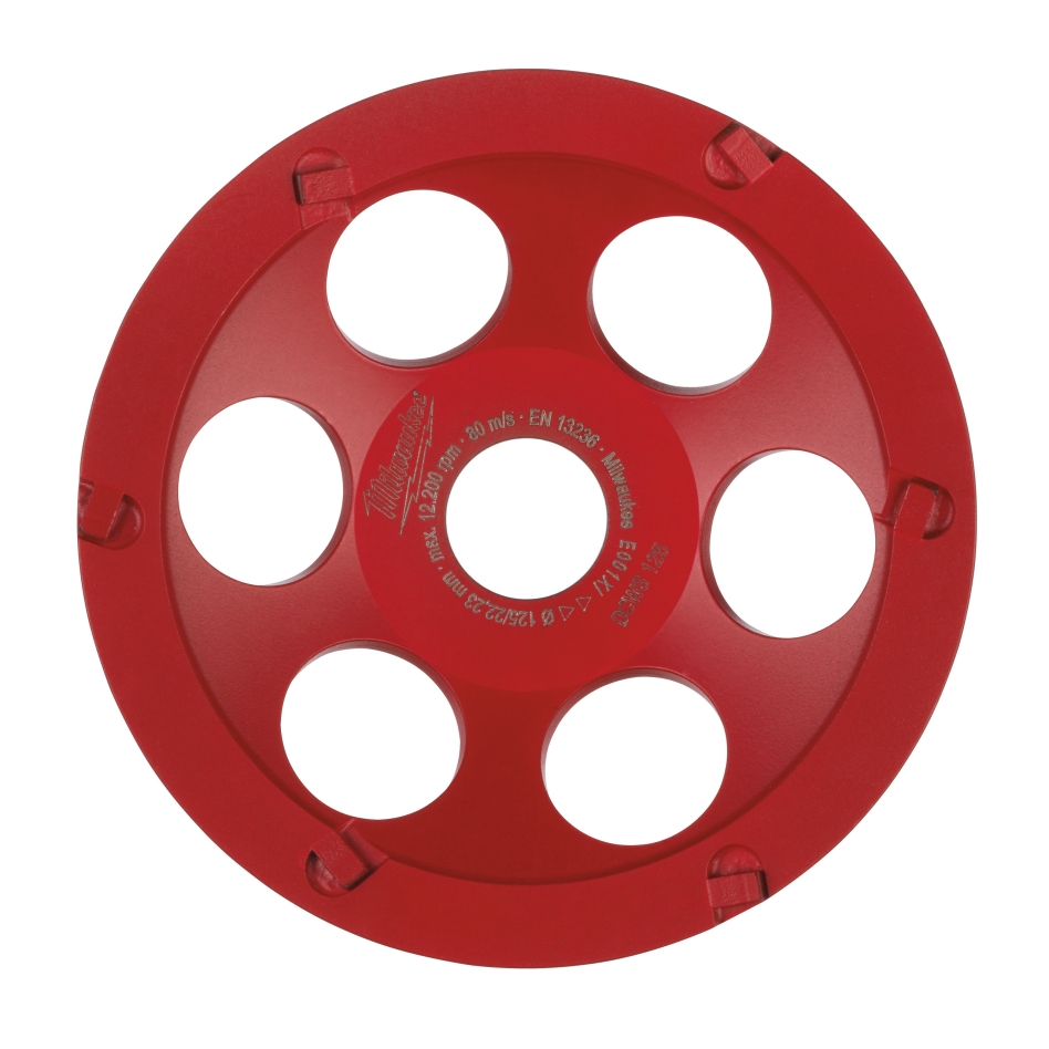 Milwaukee Zubehör 4932451188 Diamant-Schüsselscheibe DCWS 125mm