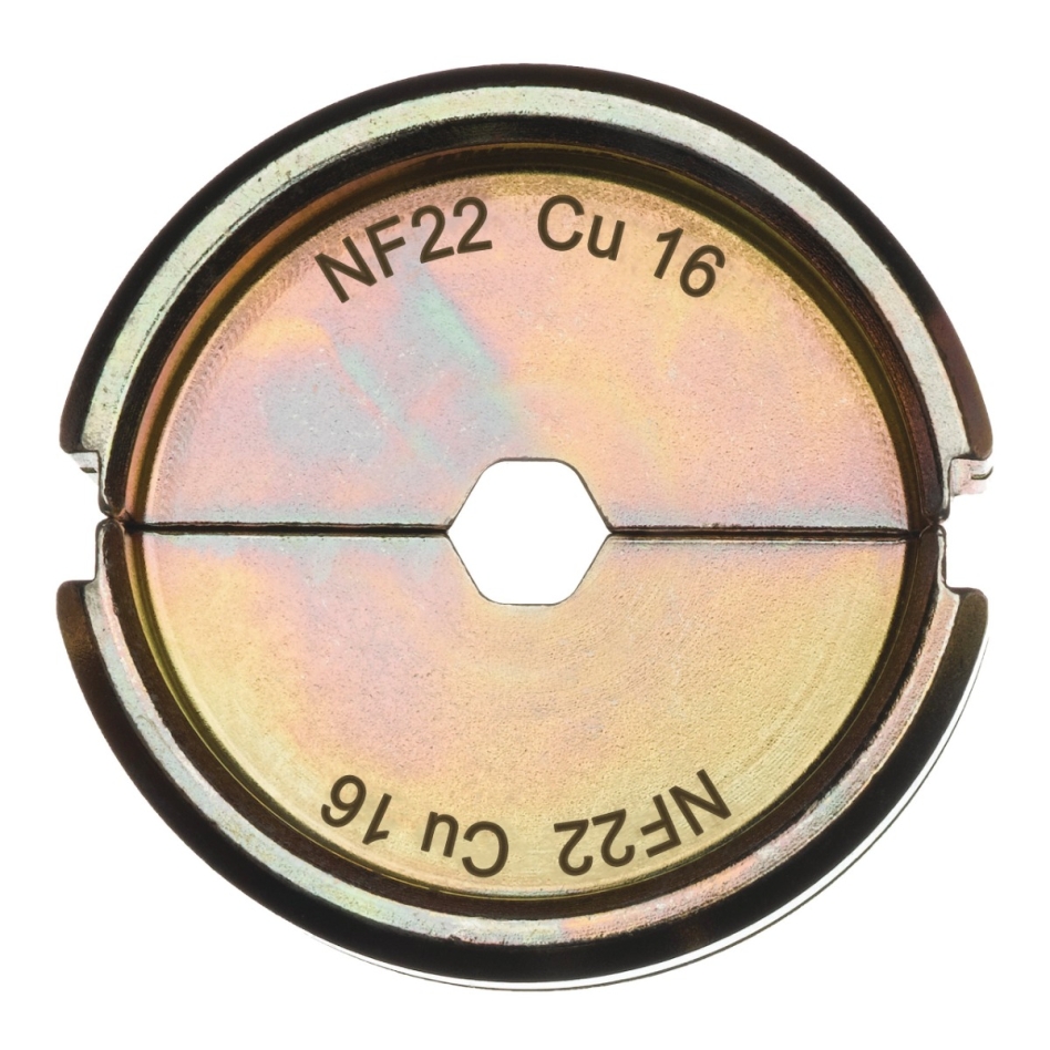 Milwaukee Zubehör 4932451733 NF22 Cu 16 mm2 Presseinsatz für hydraulisches Akku-Presswerkzeug