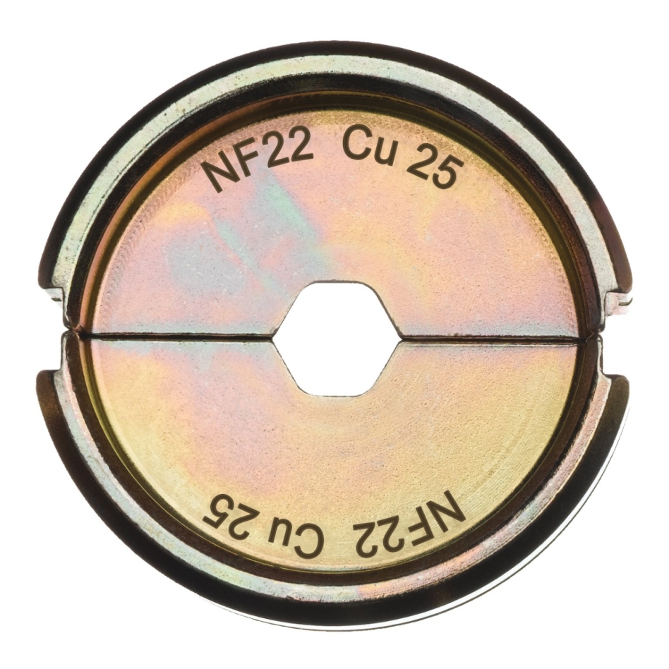 Milwaukee Zubehör 4932451734 NF22 Cu 25 mm2 Presseinsatz für hydraulisches Akku-Presswerkzeug
