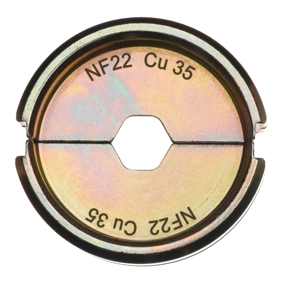 Milwaukee Zubehör 4932451735 NF22 Cu 35 mm2 Presseinsatz für hydraulisches Akku-Presswerkzeug