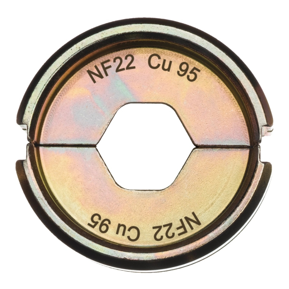 Milwaukee Zubehör 4932451738 NF22 Cu 95 mm2 Presseinsatz für hydraulisches Akku-Presswerkzeug