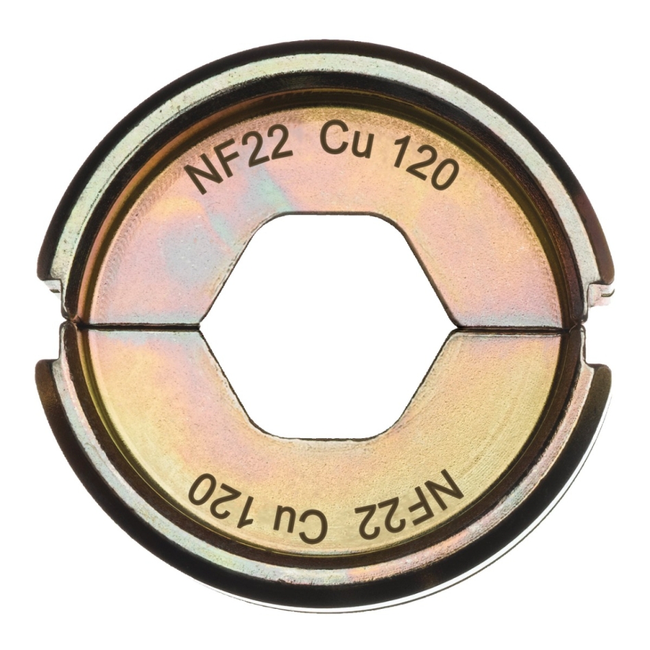 Milwaukee Zubehör 4932451739 NF22 Cu 120 mm2 Presseinsatz für hydraulisches Akku-Presswerkzeug