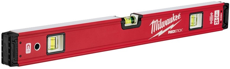 Milwaukee Zubehör 4932459063 Wasserwaage Backbone Redstick Magnetic 60 cm