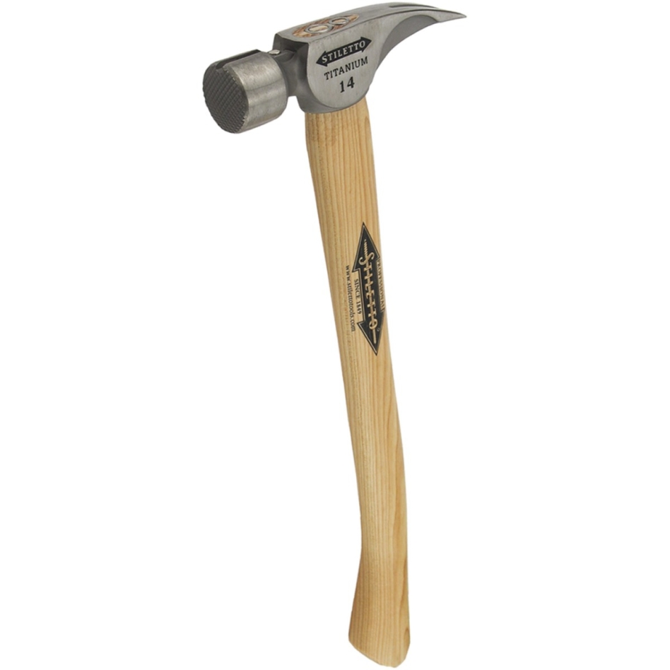 Milwaukee Zubehör 4932352583 Ti 14MC-H18 Titanium Hammer mit Holzgriff
