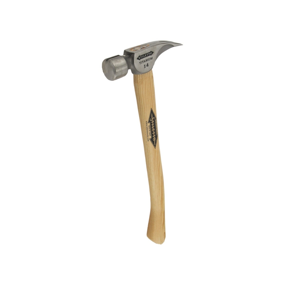 Milwaukee Zubehör 4932352584 Ti 14SC-H18 Titanium Hammer mit Holzgriff