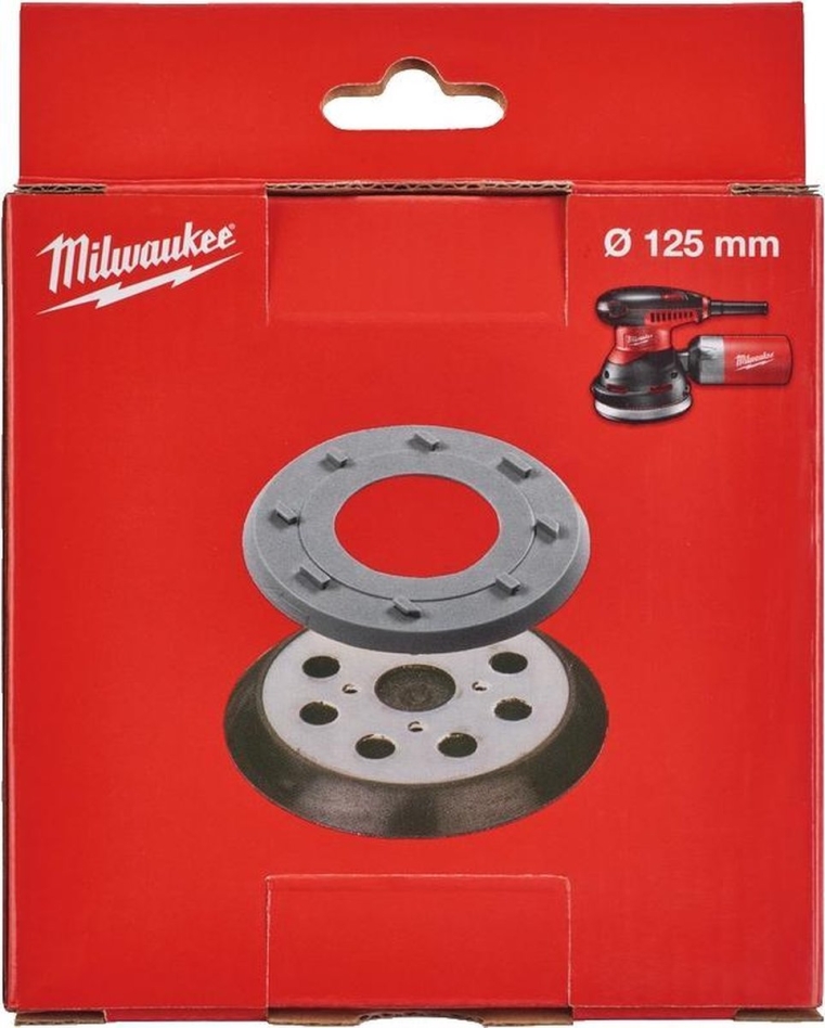 Milwaukee Zubehör 4932430091 Grundplatte ROS Ø 125 mm 8 Löcher