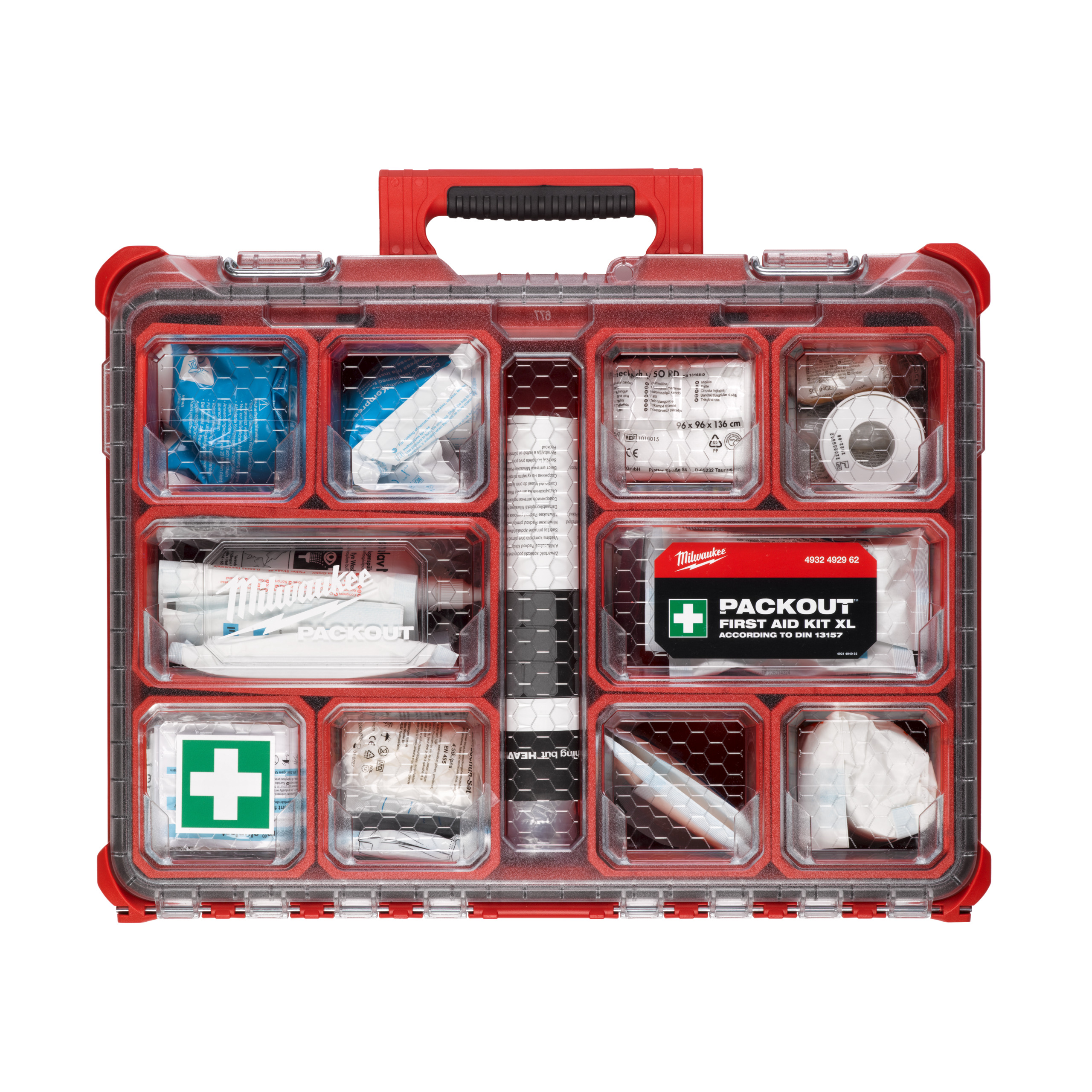 Milwaukee Zubehör 4932492962 Packout Erste-Hilfe-Kit XL
