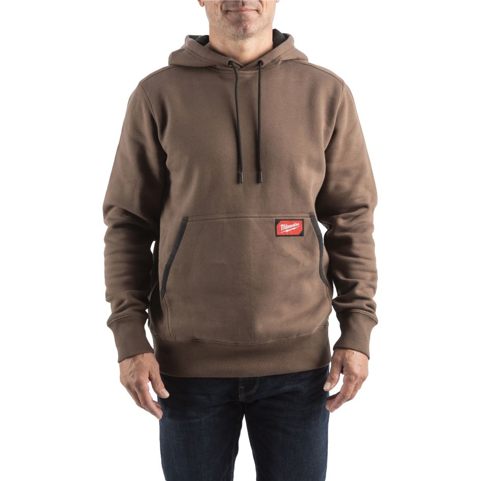 Milwaukee Zubehör 4932493135 Work Hoodie mittelschwer braun XXL 1st