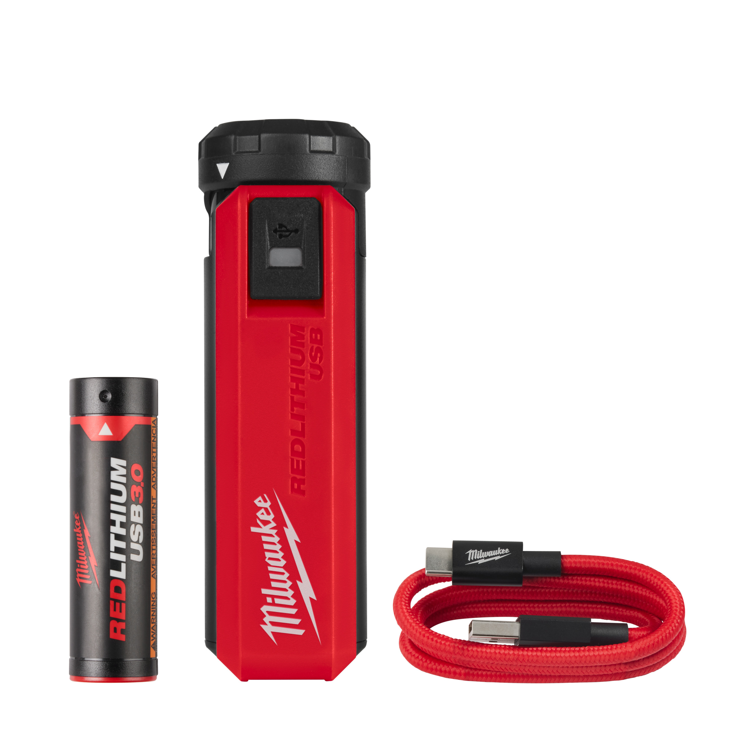 Milwaukee Zubehör 4932493335 REDLITHIUM USB-Akku- und Ladegerät-Set