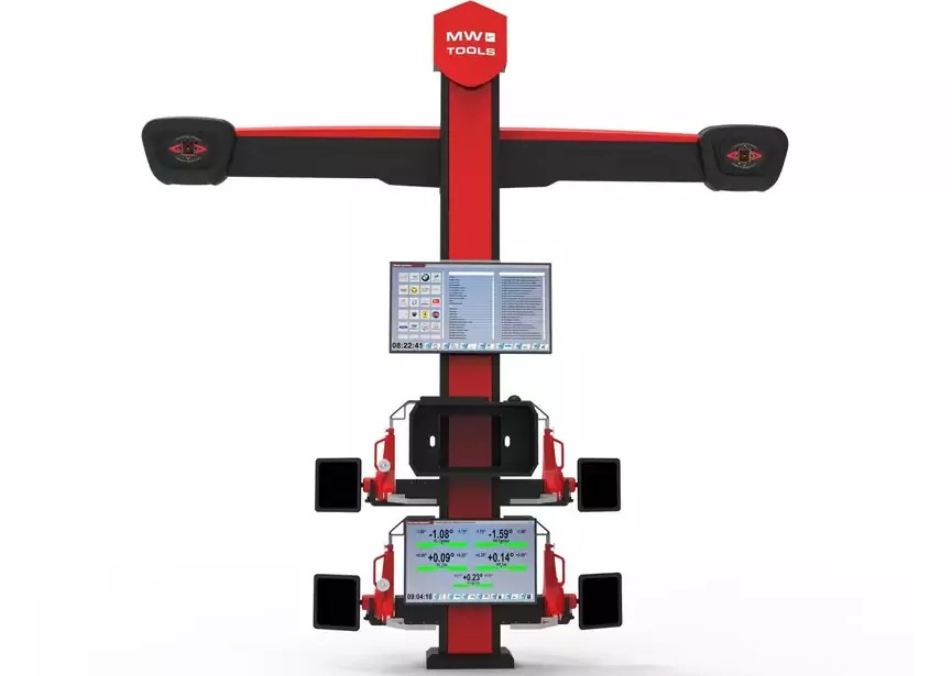 MW-Tools 724562979 UA3D600 Aligner 3D 5MP mit 2 Monitoren und AI