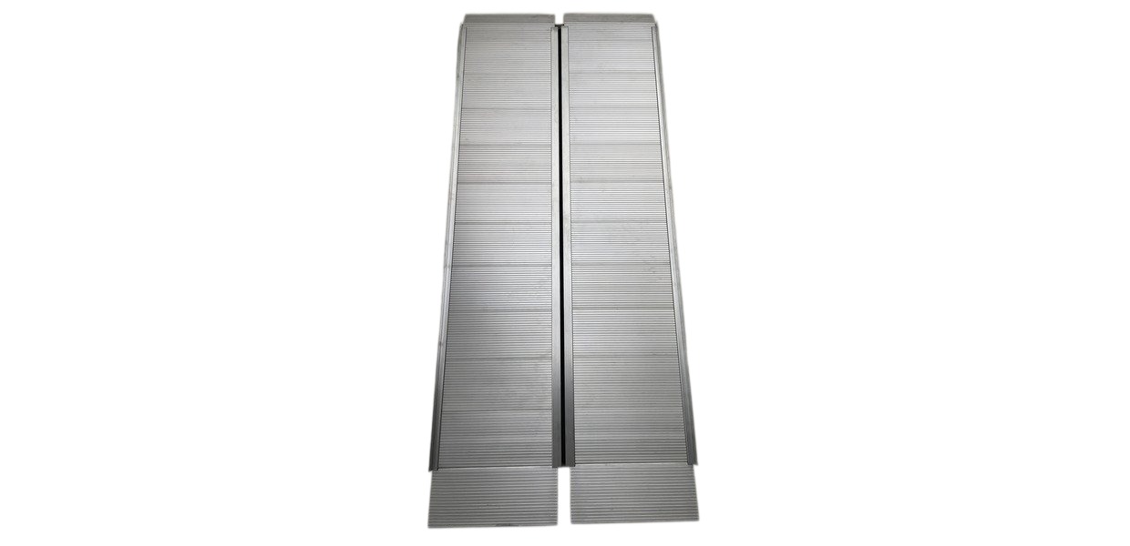 MW-Tools 754751854 ARP20180 Aluminium Rollstuhlrampe 2-fach 400kg 1800x740mm