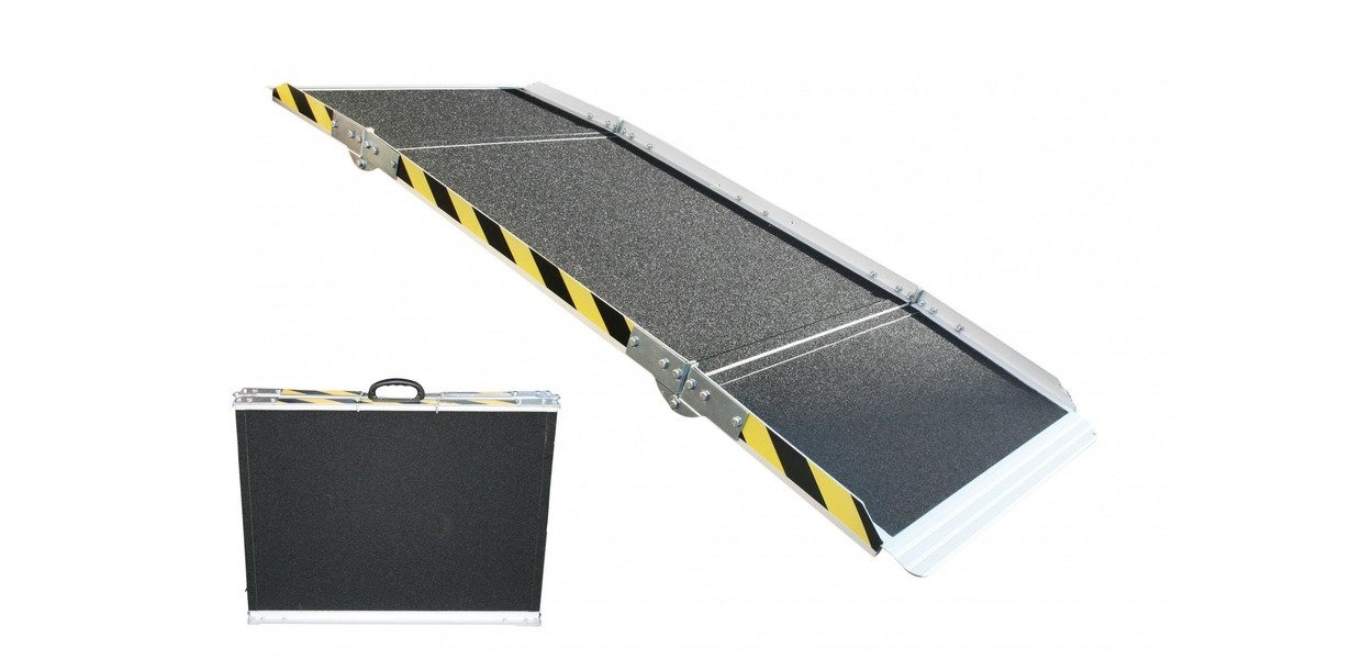 MW-Tools 754751860 ARP30180 Aluminium Rollstuhlrampe 3-fach 270 kg 1800x740mm