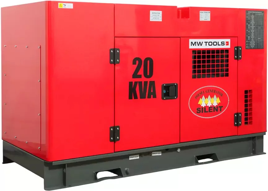 Metal Works 724562234  DG200E Dieselgenerator 22 kVA 3×400 V – 1×230 V, wassergekühlt