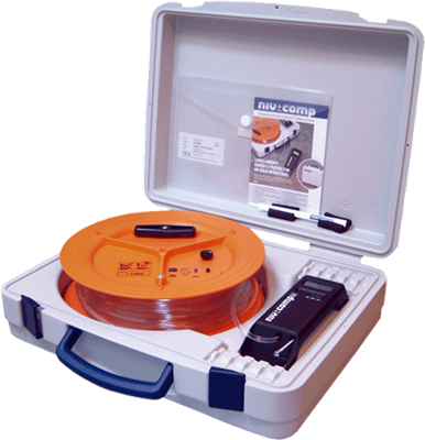 Nivcomp HEDUM455 Digitale Schlauchwaage im Koffer
