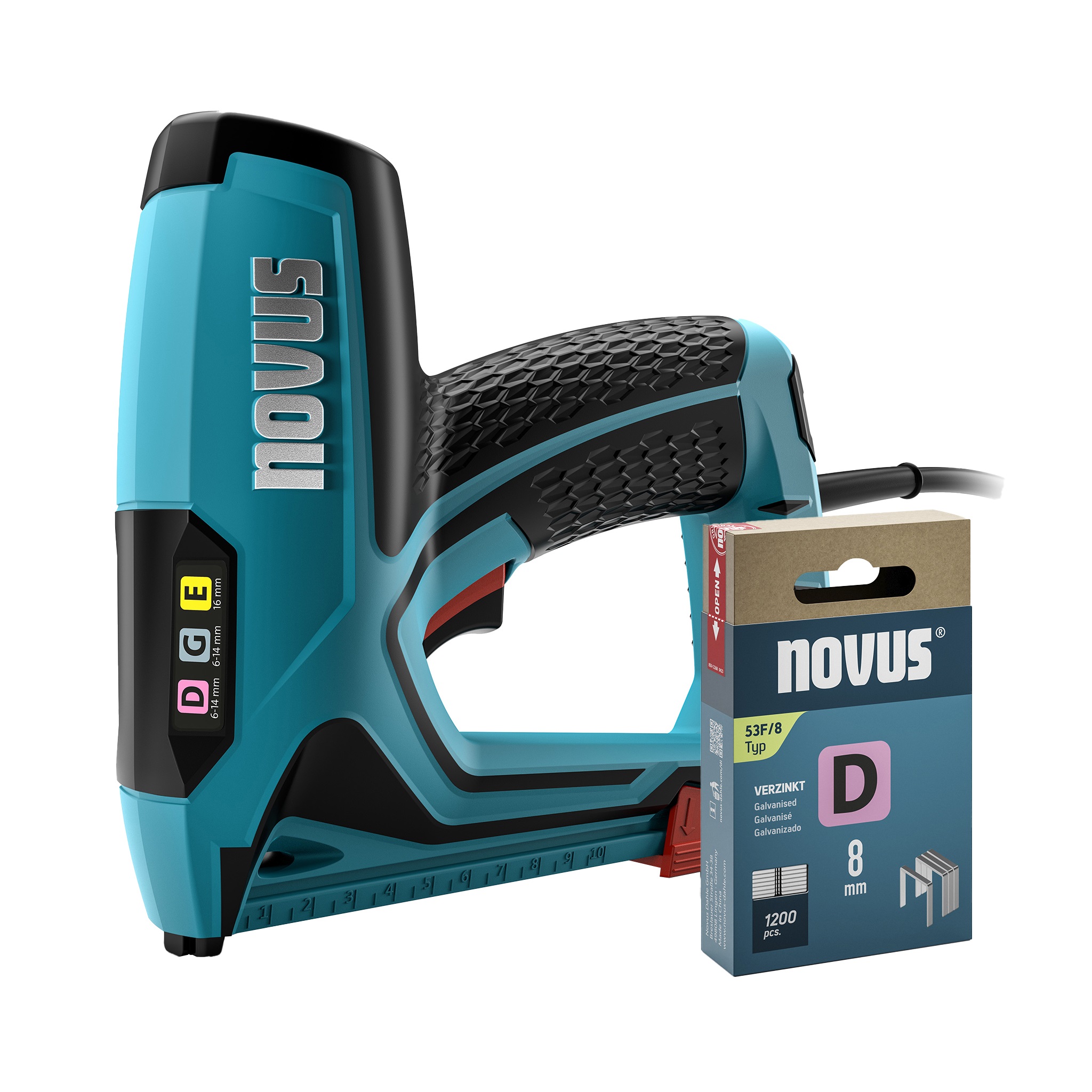 Novus 031-0370 Elektrotacker J-151 (Satz)