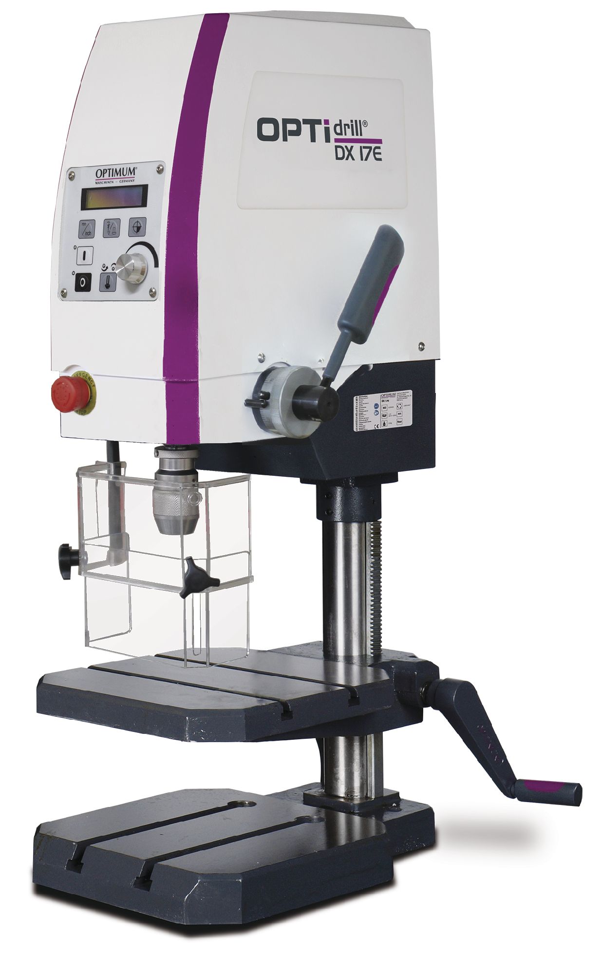 Optidrill 713020168 DX17E Präzisions-Tischbohrmaschine Vario 16mm 1000 Watt 230V
