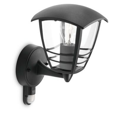 Philips P443605 Creek Wandleuchte schwarz 1x60W 230V