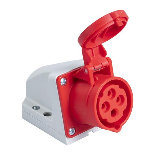 PCE 43.010 WCD Aufputz CEE 16A - 400V - 4P - IP44 - 6h - rot