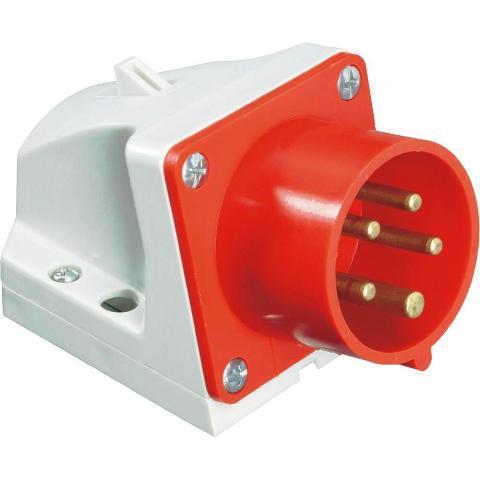 PCE 45.020 Gerät-WCD für Aufputzmontage 32A - 400V - 4P - IP44 - 6h - rot
