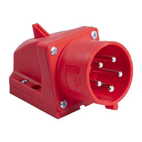 PCE 45.040 Geräte-WCD Aufputz 32A - 400V - 5P - IP44 - 6h - rot