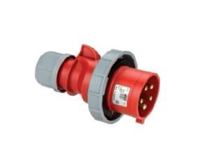 PCE 41.042 Netzstecker CEE 32A - 400V - 5P - IP67 - 6h - rot