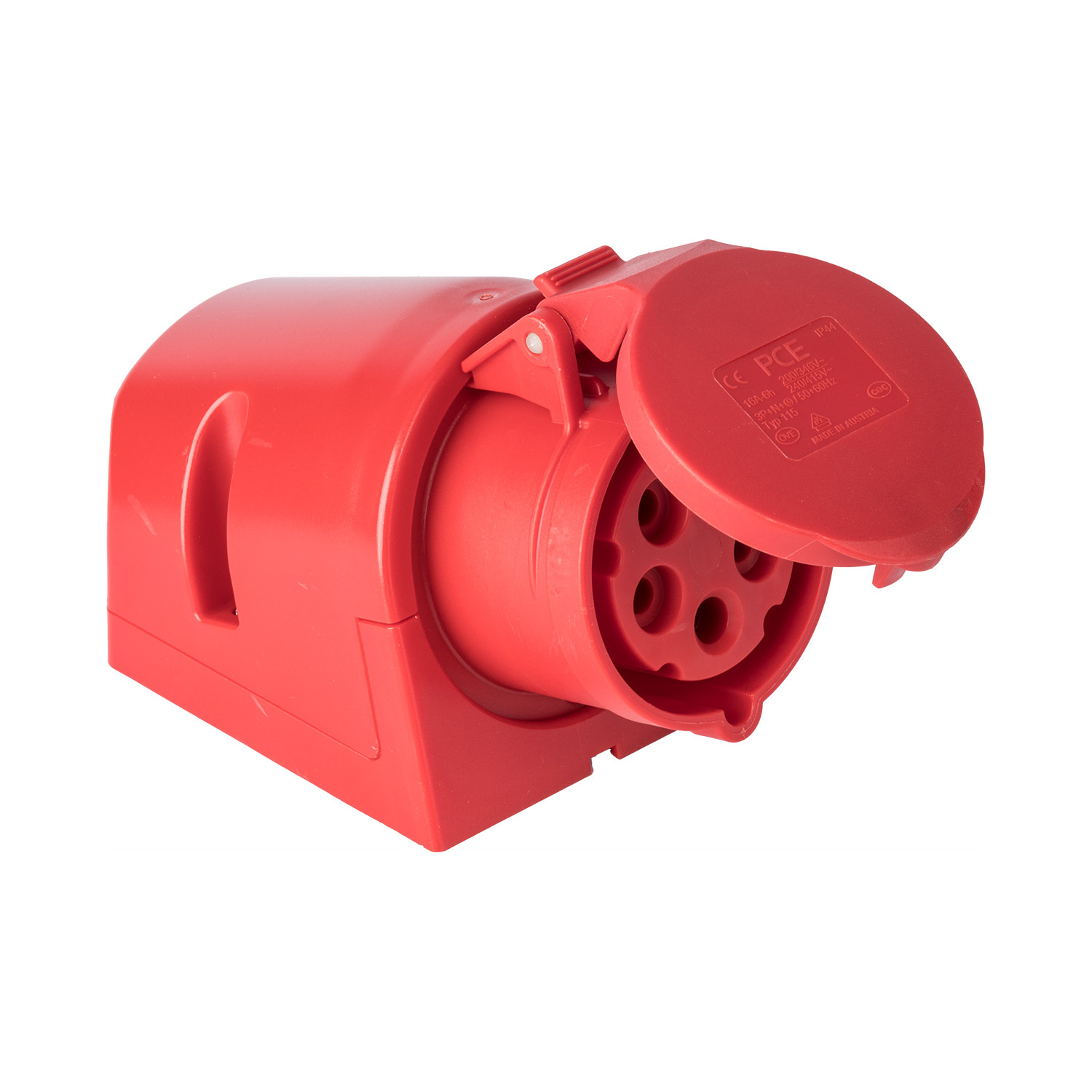 PCE 102570 CEE-Aufputzdose 16A 5p 400V 6h rot-rot