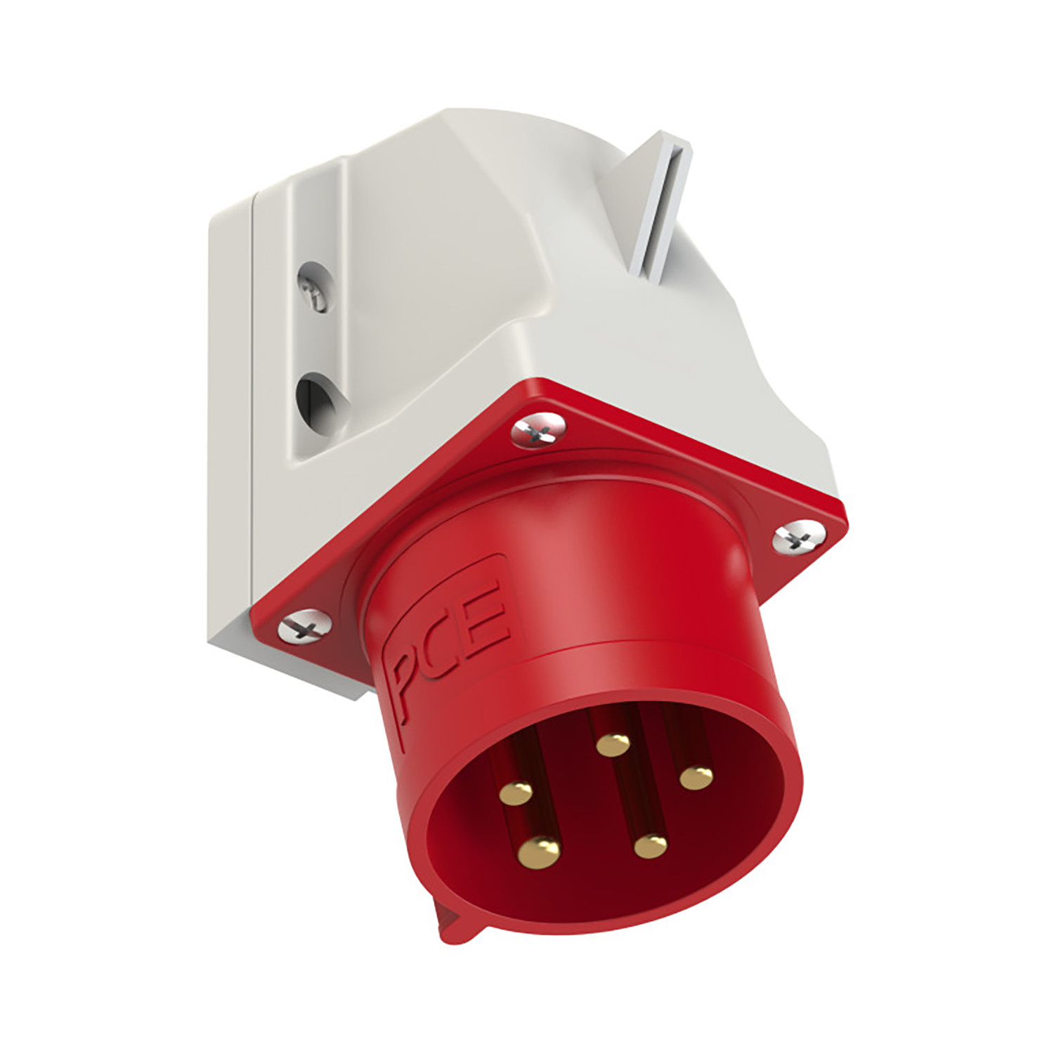 PCE 103353 CEE-Aufputz-Gerätesteckdose 32A 5p 400V 6h rot