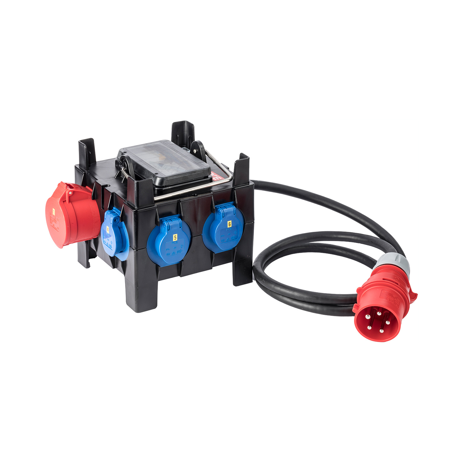 PCE 110755 Imst Verteilerkasten 2 m 5G4 32/5/400-32/5/400 6xSchuKo+ALS