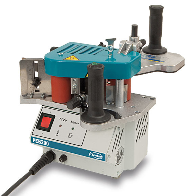 Virutex 5000900 PEB200 Tragbare Kantenanleimmaschine mit Leimkasten
