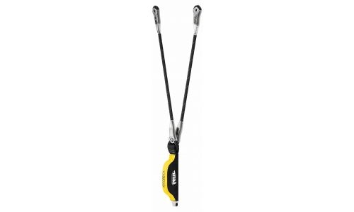 Petzl PE-L012AA00 Absorbica-Y Fallschutzleine mit Falldämpfer 80cm - ohne Haken