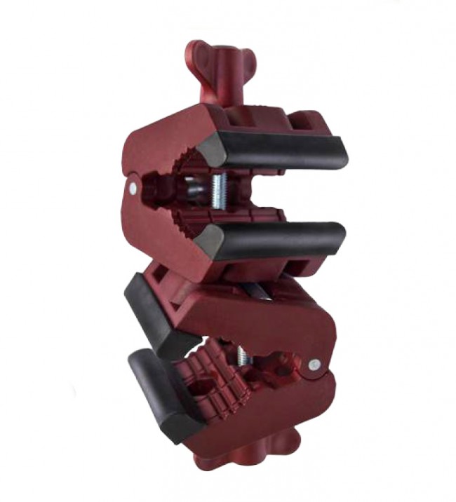 Piher 34054 Feste Doppel-Mehrfachklemme 18 - 48 mm