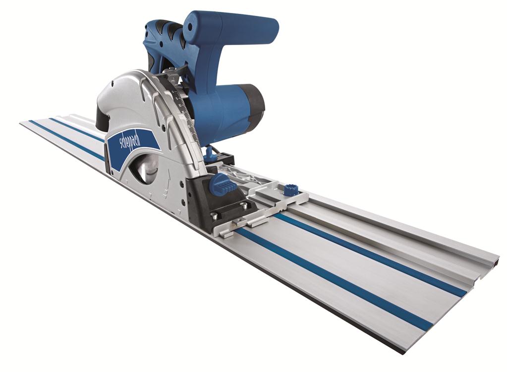 Scheppach 5901802915 PL55 Tauchsäge 160 mm + 2 x Führungsschiene 700 mm + Verbindungsstück