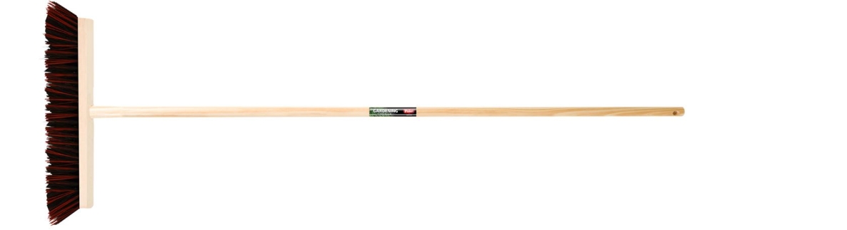 Polet 4020411 Bodenbesen weich Arenga/Elaston 6R M/ST 1.4M, Abm. Block 5.5 x 40 cm