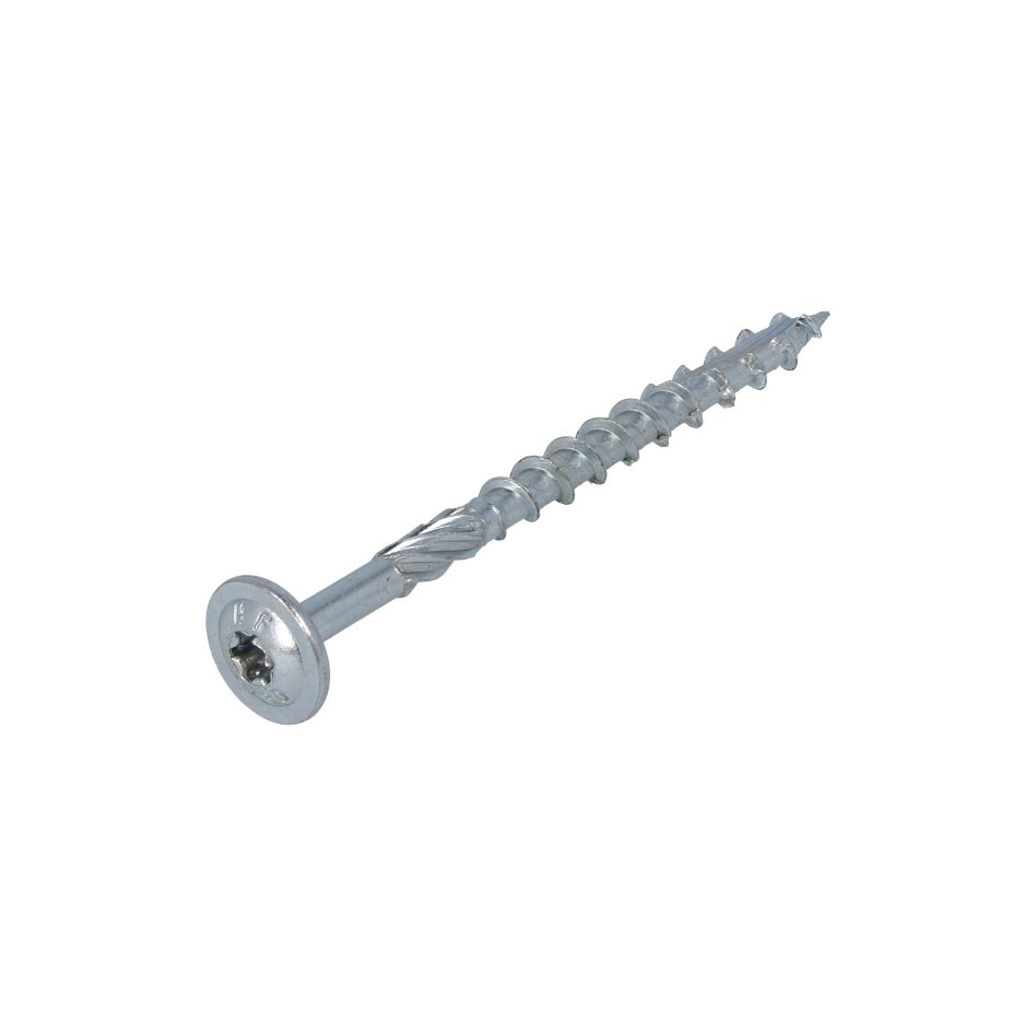 Proftec 5212.01.51201 Holzbauschraube VZ TK +Schneidspitze TX-30 6,0 x 160/80 mm - 50 Stück