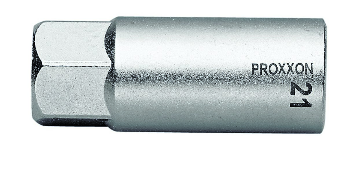 Proxxon 23444 Zündkerzensteckschlüssel 1/2" lang 21 mm