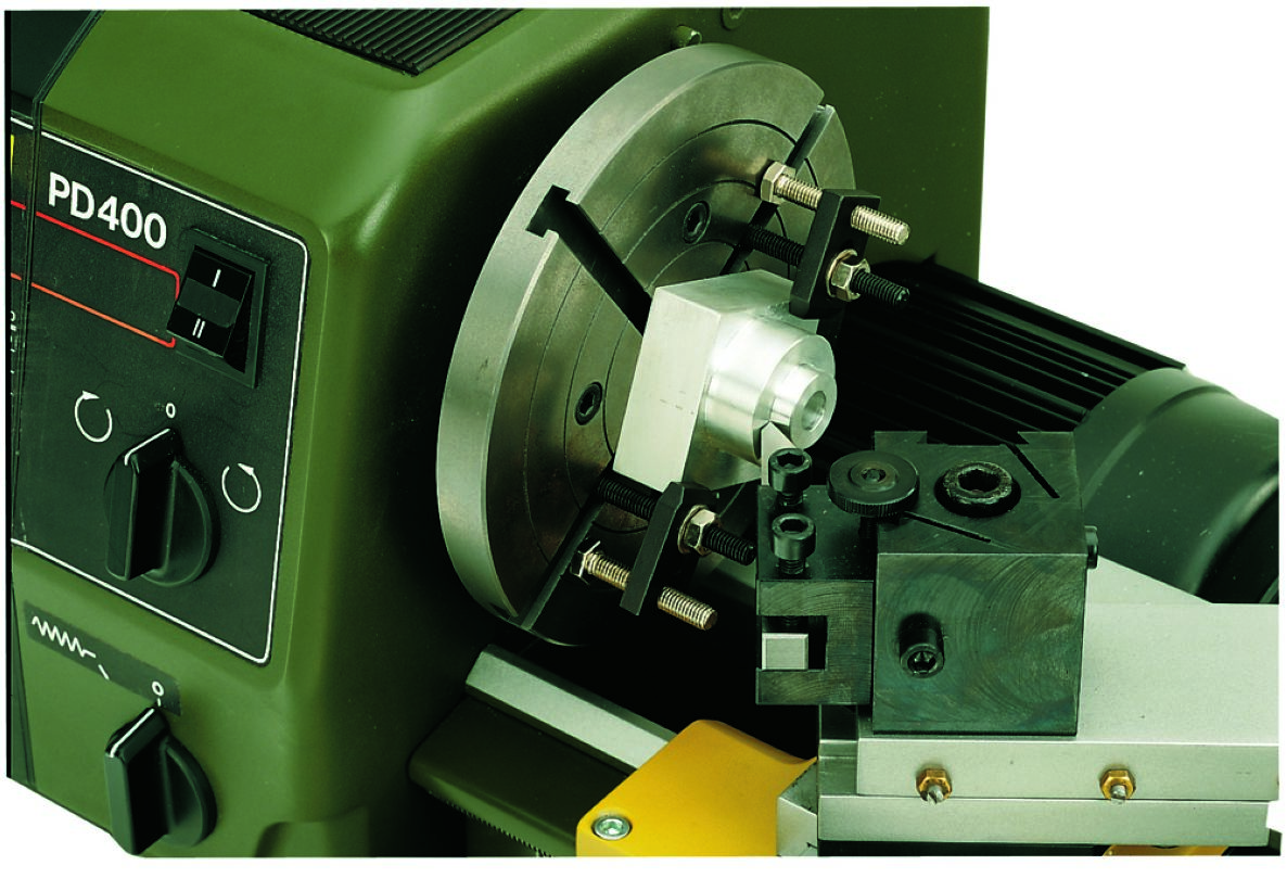 Proxxon 24412 Planscheibe mit Spannpratzen für PD 400