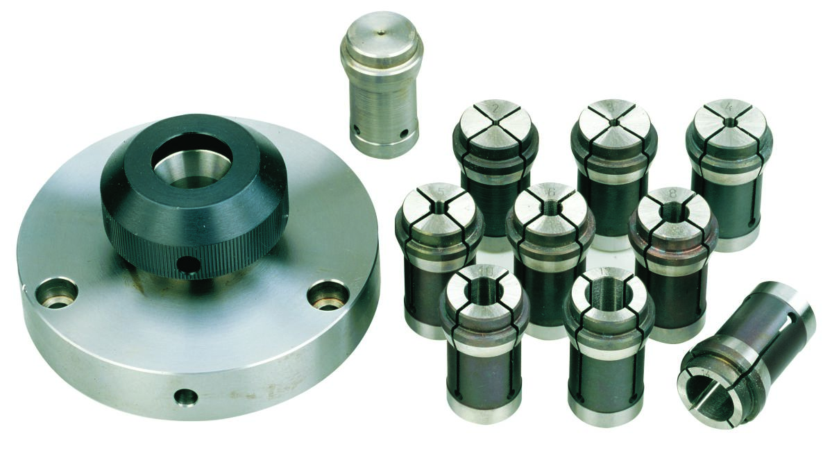 Proxxon 24419 Spannzangeneinrichtung mit 10 Spannzangen für PD 400