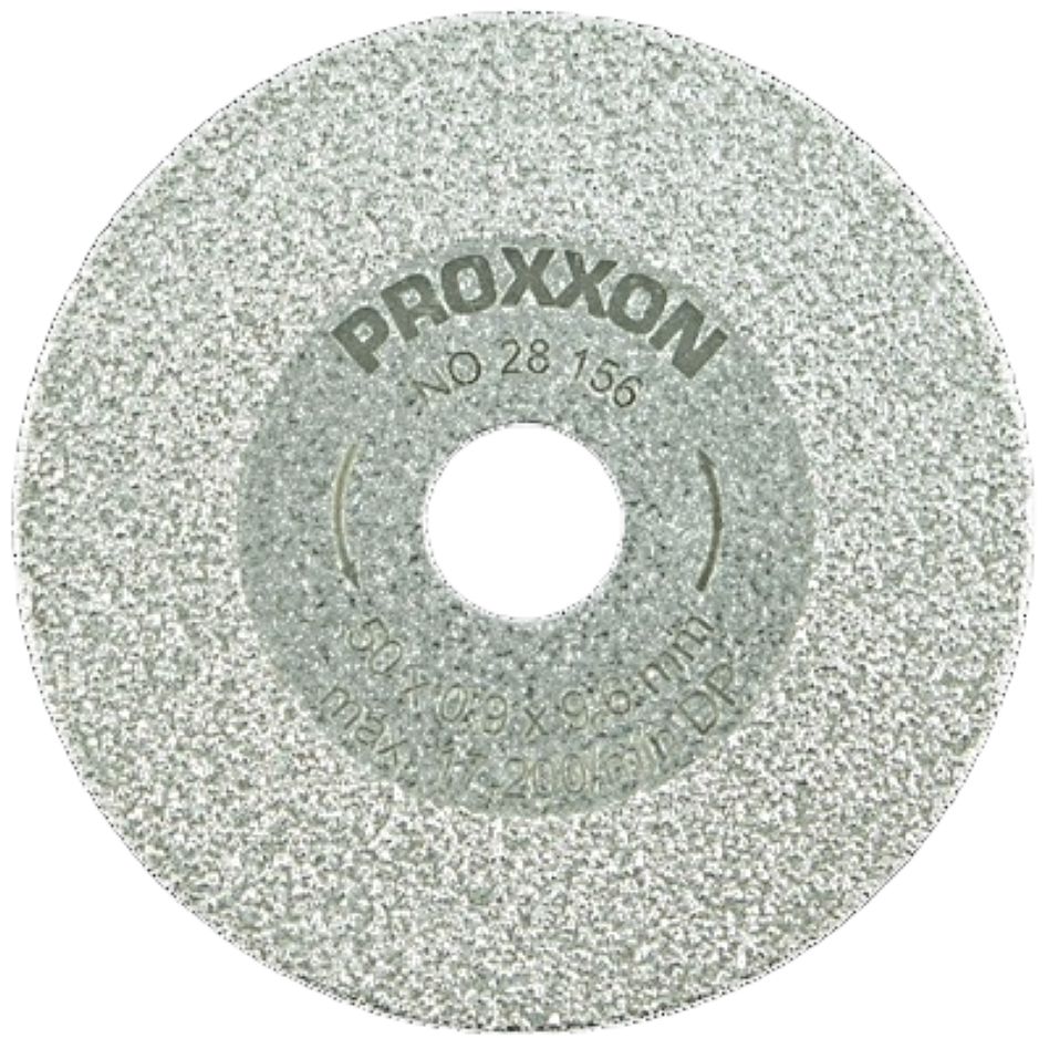 Proxxon 28156 Diamantgeschliffene Trennscheibe UNI Cut 50 für LHW, mit Spannscheibe