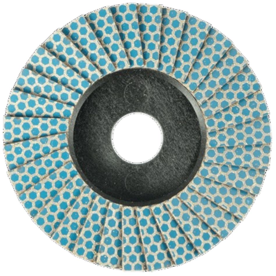 Proxxon 28168 Diamantbeschichtete Fächerschleifscheiben für LHW Ø 50 mm Körnung 200 - 2 Stück.