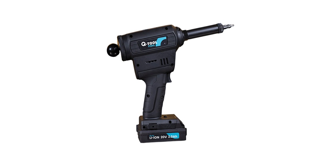 Q-Tool 0503QP12XL-M4-M8 P12XL Akku-Stanzmaschine Sechskant M4-M8 inkl. 2,0 Ah und Schnellladegerät im Koffer