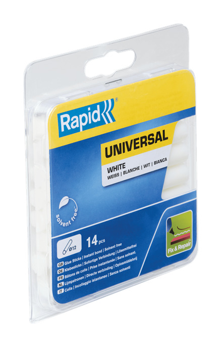 Rapid 40107355 12mm Weiße Klebestifte