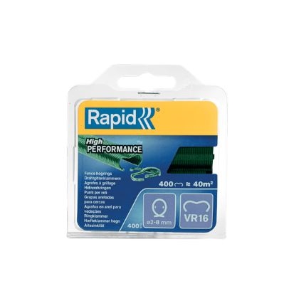 Rapid 40108797 VR16 Zaunringe Grün  400 Stk.