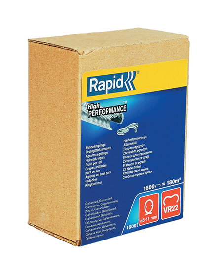 Rapid 40108810 VR22 Zaun-Ringklammern  1.600 St.
