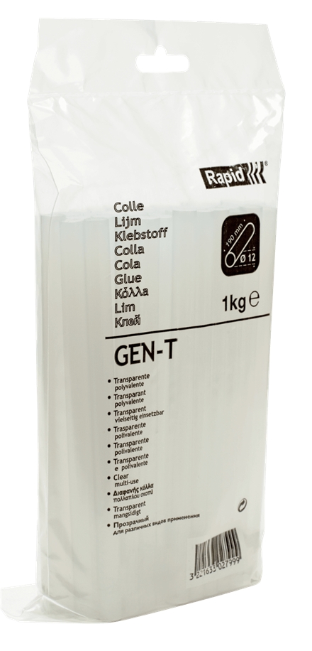 Rapid 40302799 12mm Professionelle Universal GEN-T Klebepatronen