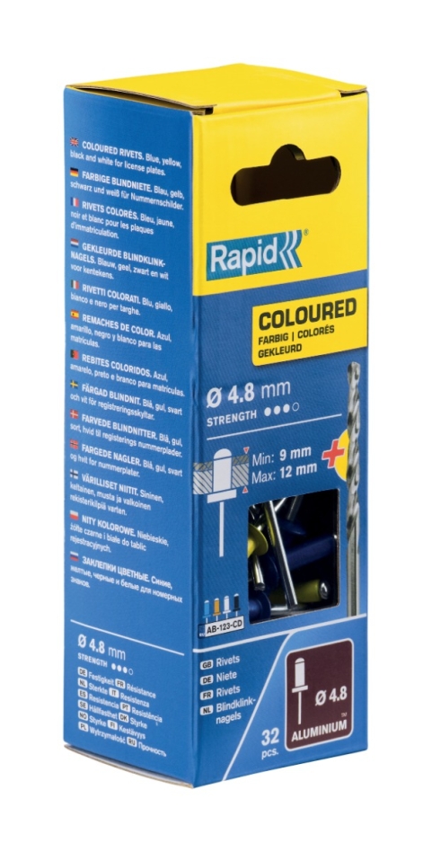 Rapid 5000404 Kfz-Blindniete Ø4,8 x 16 mm  32 Stück
