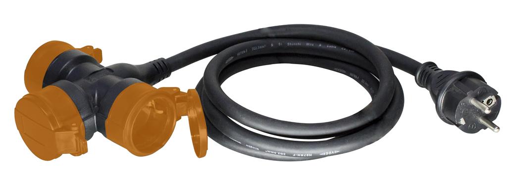 Relectric RELEC493135 PRO Verlängerungskabel 5Mtr 3-fach 3 x 1,5 mm