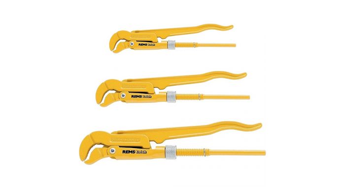 Rems 116X02 R 116X02 Catch Set S 1” + S 1½” + S 2” S-Maul-Rohrzangen