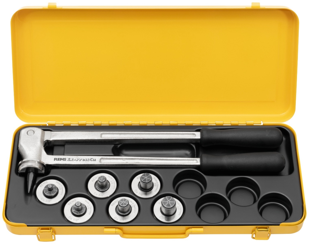Rems 150020 R 150020 Ex-Press Cu-Set 3/8-1/2-5/8-3/4-7/8-1 Hand-Rohraufweiter