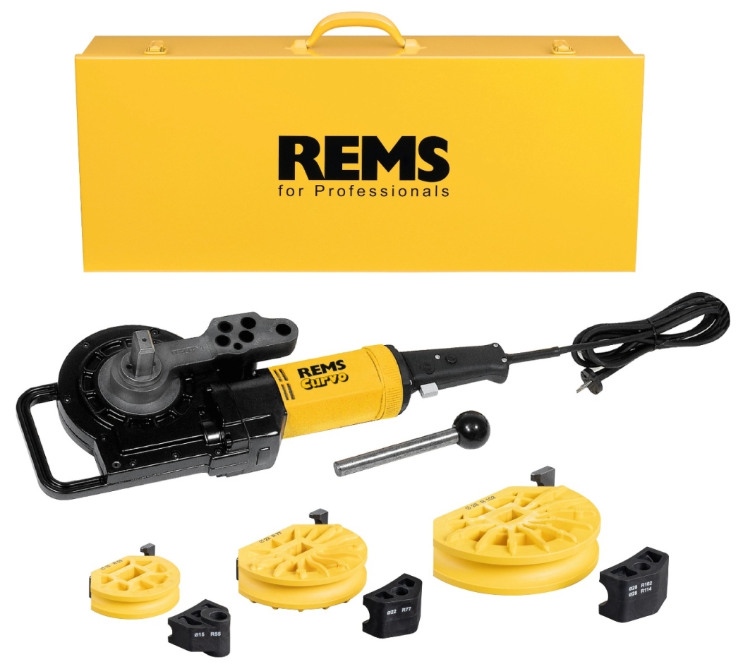 Rems 580022 R220 Curvo Set 15-22-28 Elektrische Rohrbiegemaschine